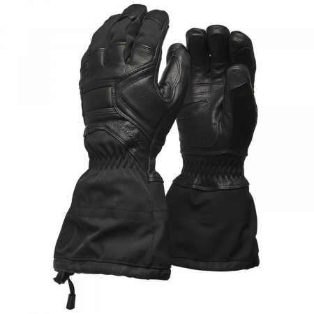 Black Diamond Guide Gloves 2026 in Khaki size Large | Nylon/Wool/Leather