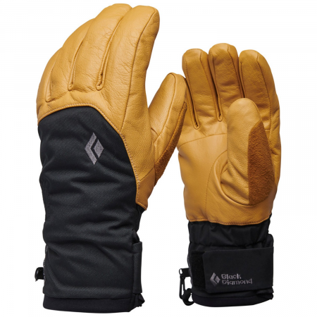 Black Diamond Legend Gloves 2026 in Khaki size Medium | Leather