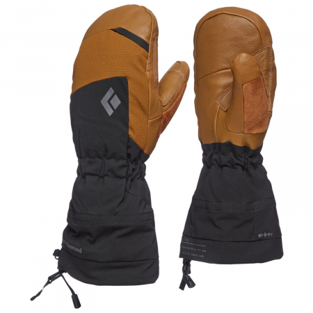 Black Diamond Mercury Mittens 2026 in Khaki size X-Small | Leather