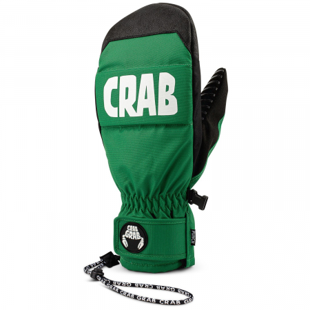 Crab Grab Punch Mittens 2025 in Green size X-Large | Polyester