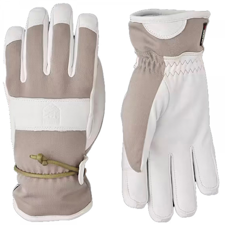 Women's Hestra Voss CZone Gloves 2025 in Black size 7 | Leather/Polyester
