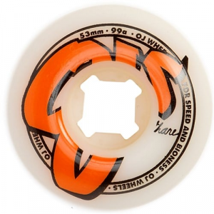OJ Logo Family White 99a Skateboard Wheels