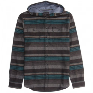 Billabong Latitude Long Sleeve Hooded Button Down Shirt (Ages 8 14) Big Boys'