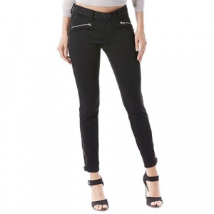 Level 99 Riley Moto Skinny Jeans Womens