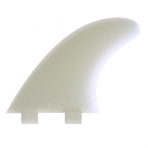 FCS M7 Natural Glass Flex Tri Fin Set