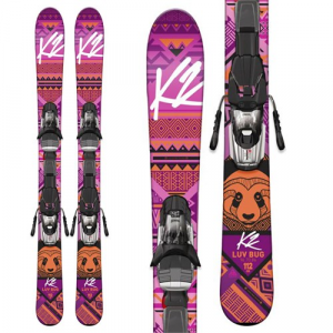 K2 Luv Bug Skis + Fastrak2 7 Bindings Girls' 2017