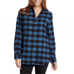 Woolrich Buffalo Check Boyfriend Flannel Shirt Womens