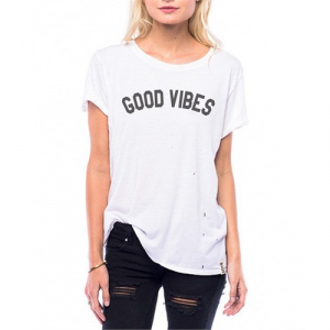 SubUrban Riot Good Vibes Loose T Shirt Women's