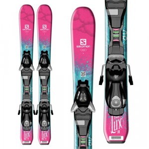 Salomon QST Lux Jr XS Skis EZY 5 Bindings Little Girls 2017