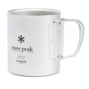 Snow Peak 450ml Titanium Double Walled Mug