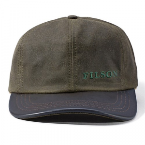Filson Tin Cloth Leather Cap