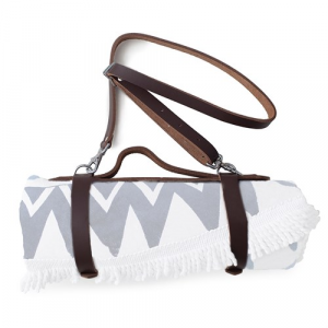 The Beach People Leather Carrier