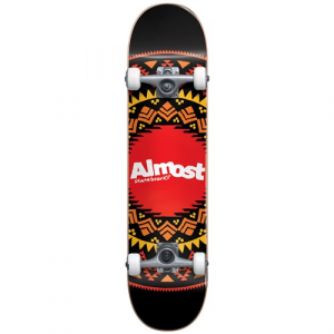 Almost Geo Aztek Black 8.0 Skateboard Deck