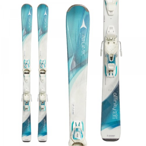 Atomic Affinity Air Skis + Lithium 10 Bindings Women's Used 2016