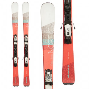 Nordica First Belle Skis ERS 11 Bindings Womens Used 2016