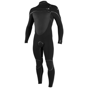 Image of O'Neill 4/3+ Psycho Tech Chest Zip Wetsuit 2024 in Black size Medium | Rubber/Neoprene