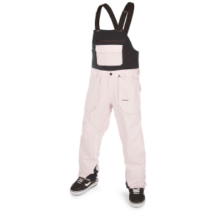 Volcom Roan Bib Overalls 2023 in Pink size Small