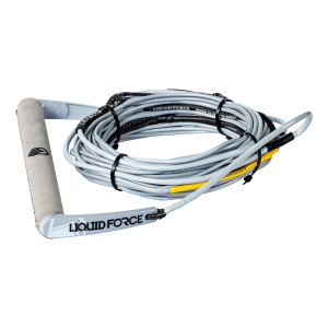 Liquid Force Plush Handle + Vision 70 ft Mainline 2023 in Gray | Aluminum/Suede