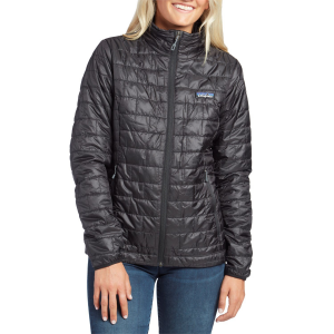 Women's Patagonia Nano Puff Jacket 2024 in Black size X-Small | Polyester