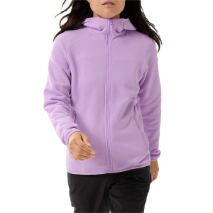 Image of Women's Arc'teryx Kyanite Hoodie 2024 - XXS in Purple size 2X-Small | Nylon/Elastane/Polyester