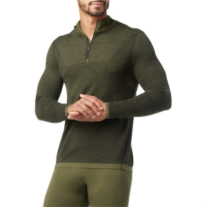 Image of Smartwool Intraknit 250 Thermal 1/4 Zip 2024 in Green size 2X-Large