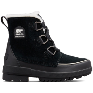 Women's Sorel Tivoli IV Boots 2022 in Black size 6 | Leather/Rubber/Suede