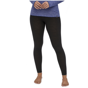 Image of Women's Patagonia Capilene(R) Air Bottoms 2024 in Black size X-Large | Wool/Polyester/Micron