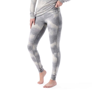 Image of Women's Smartwool Classic Thermal Base Layer Bottoms 2025 in Gray size X-Small