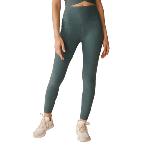Women's Beyond Yoga Spacedye Out Of Pocket High-Waisted Midi Leggings 2024 Green size Medium | Lycra/Polyester