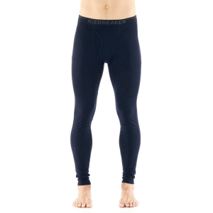 Image of Icebreaker 200 Oasis with Fly Leggings 2024 - X2X-Large in Black size 3X-Large | Wool