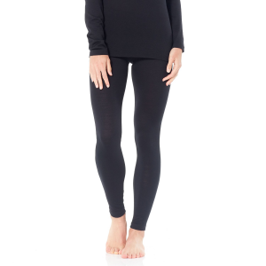 Image of Women's Icebreaker 200 Oasis Leggings 2024 in Black size X-Large | Wool