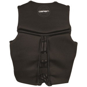Women's Obrien Flex V-Back CGA Wake Vest 2023 in Black size Medium | Rubber/Neoprene