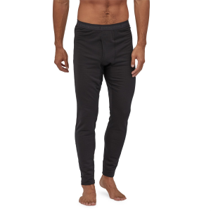 Image of Patagonia Capilene(R) Thermal Weight Bottoms Men's 2025 in Black size Medium | Spandex/Polyester