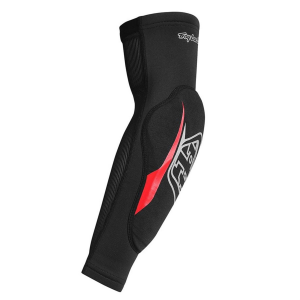 Image of Troy Lee Designs Raid Elbow Guards 2025 in Black size Medium/Large