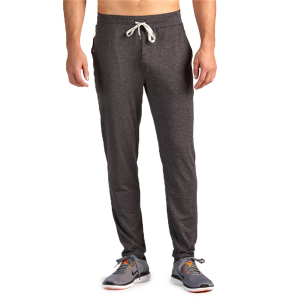 Image of Vuori Ponto Performance Pants 2024 in Black size Medium | Spandex/Polyester/Denim