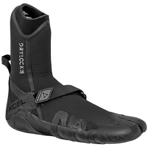 XCEL 3mm Drylock Split Toe Wetsuit Boots in Black size 5 | Rubber/Neoprene