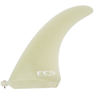 FCS Connect Performance Glass Single Fin 2024 in White size 8