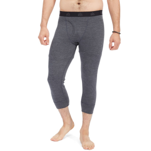 Image of evo Ridgetop Wool Midweight 3/4 Pants 2023 in Gray size 2X-Large | Wool/Polyester/Micron