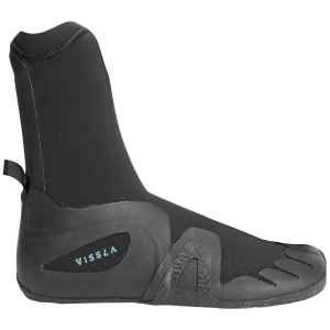 Vissla mm Seas Round Toe Wetsuit Boots 2023 in Black size 7 | Neoprene