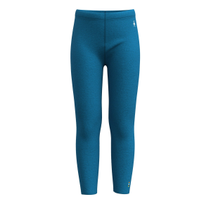 Image of Kid's Smartwool Classic Thermal Base Layer Bottoms 2025 - XXS Winter Sky Heather size 2X-Small