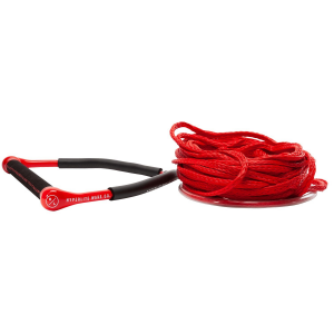 Hyperlite CG Wakeboard Handle + 60 ft PE Line 2024 in Red | Polyester