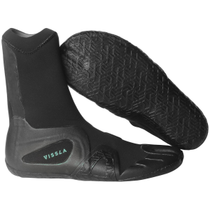 Vissla 3mm 7 Seas Split Toe Wetsuit Boots 2023 in Black size 6 | Neoprene