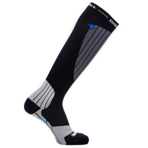 Image of Dissent Snow GFX Compression Hybrid Socks 2025 in Black size Large