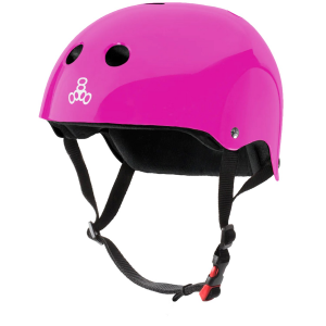 Triple 8 The Certfied Sweatsaver Skateboard Helmet 2025 in Pink size Large/X-Large