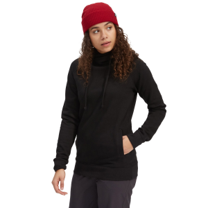 Women's evo Sound Pullover Hoodie 2022 in Black size Small | Cotton/Polyester