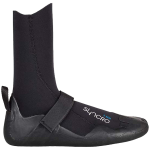 Women's Roxy mm Syncro Round Toe Wetsuit Boots in Black size 5 | Nylon/Elastane/Neoprene