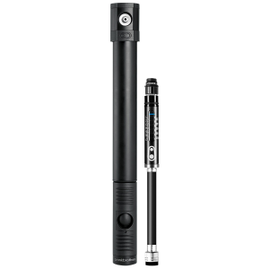 Image of Crank Brothers Klic HV Mini Pump w/ Gauge 2025 in Black | Rubber/Plastic