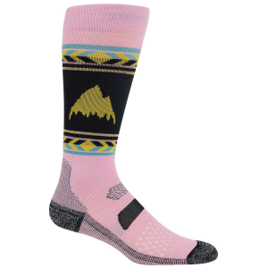 Women's Burton Performance Lightweight 2-Pack Socks 2024 in Pink size Medium/Large | Nylon/Acrylic/Wool