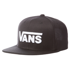 Vans Drop V II Snapback Hat 2023 in Black | Acrylic/Wool