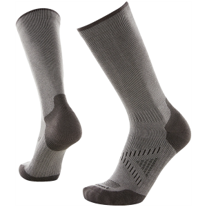 Le Bent Outdoor Light Crew Socks 2021 - Medium in Gray